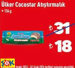 ÜLKER COCOSTAR ATIŞTIRMALIK ÇİKOLATA ÜLKER COCOSTAR ATIŞTIRMALIK ÇİKOLATA